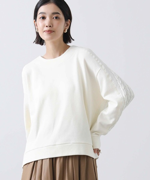 「Gready Brilliant」 「favori」スウェットカットソー 38 アイボリー レディース_画像6