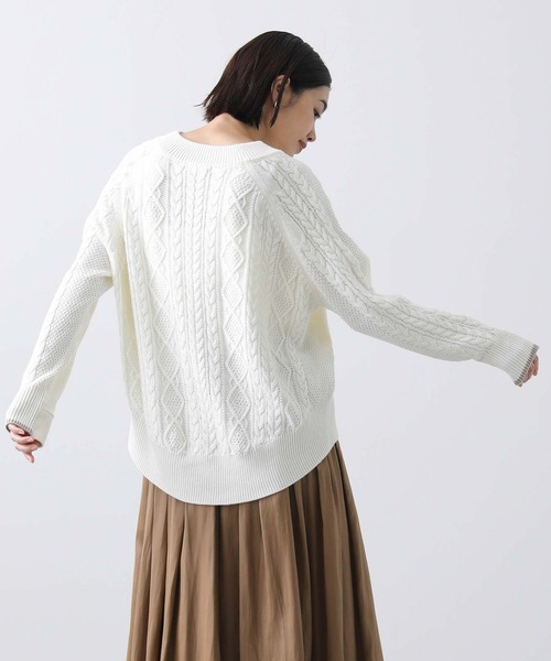 「Gready Brilliant」 「favori」スウェットカットソー 38 アイボリー レディース_画像8