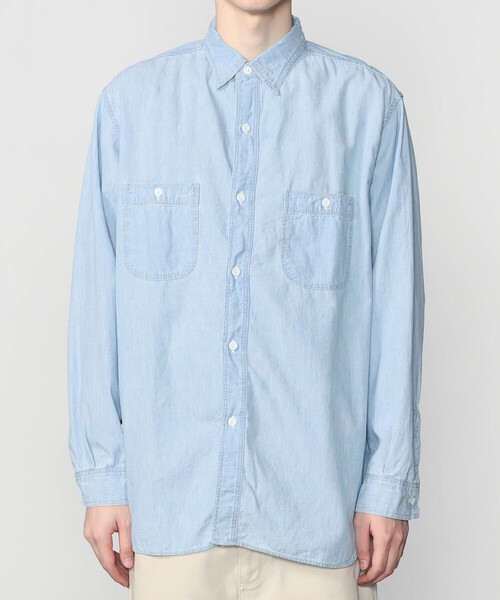 orSlow（オアスロウ） シャツ | シャンブレー ワークシャツ MEN メンズ
