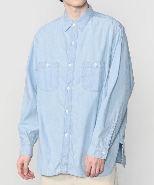 orSlow（オアスロウ） シャツ | シャンブレー ワークシャツ MEN メンズ