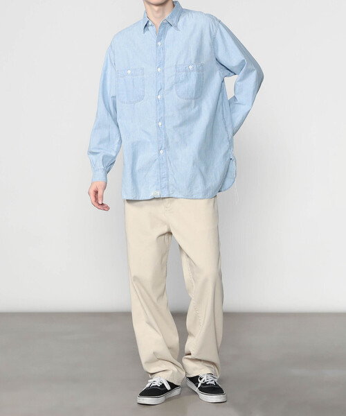 orSlow（オアスロウ） シャツ | シャンブレー ワークシャツ MEN メンズ