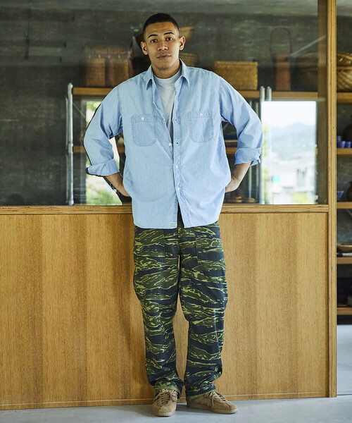 orSlow（オアスロウ） シャツ | シャンブレー ワークシャツ MEN メンズ