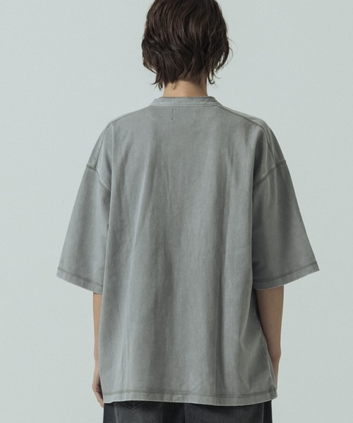 SLICK（スリック） tシャツ 「SLICK/スリック」Pigment Dye Henley