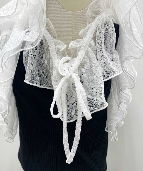 Belle Charme tシャツ 「Belle Charme」Elegant Frill Lace Tops