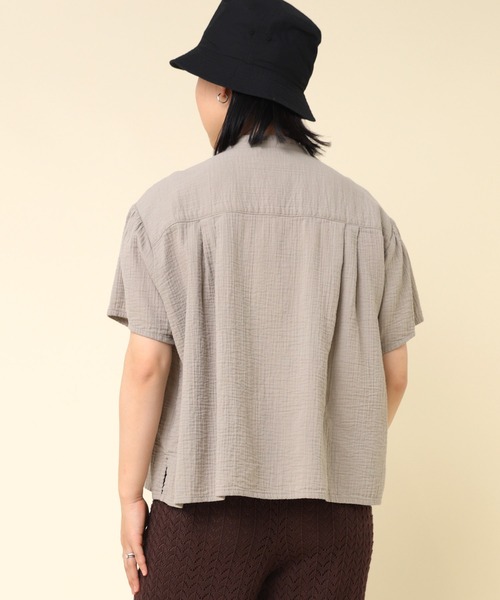 「RNA-N」 半袖ブラウス MEDIUM オフホワイト レディース_画像4