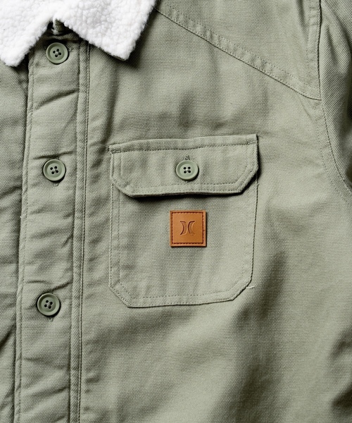 「Hurley 」 ジャケット SMALL アーミー メンズ_画像6