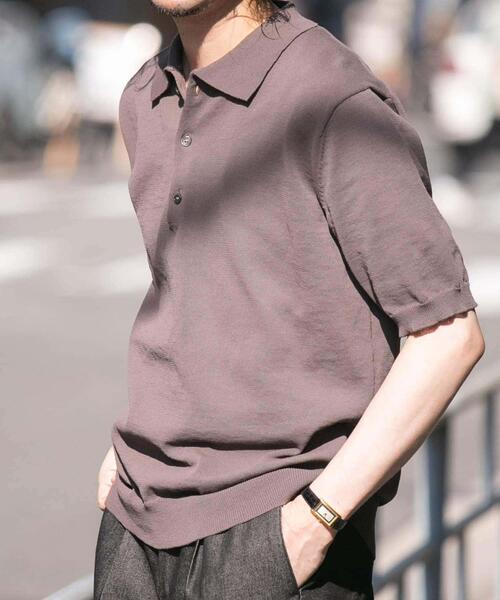 URBAN RESEARCH ROSSO MEN ポロシャツ 半袖 「UR TECH」AIRDRY半袖
