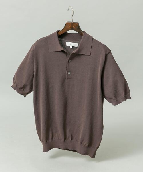 URBAN RESEARCH ROSSO MEN ポロシャツ 半袖 「UR TECH」AIRDRY半袖