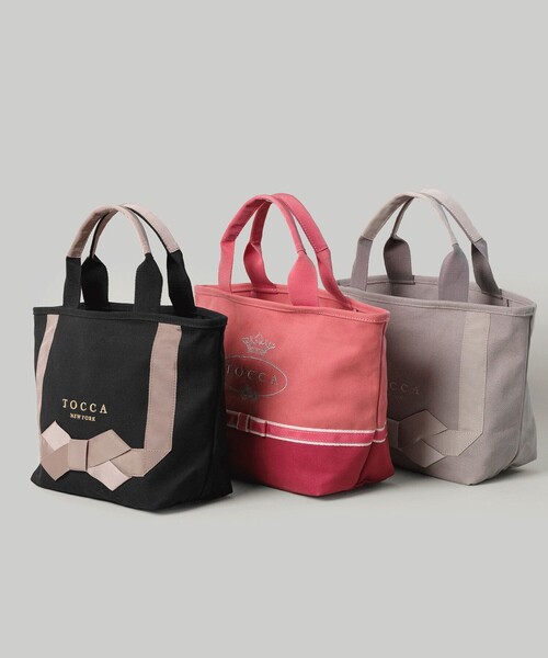 「TOCCA」 ハンドバッグ F ネイビー レディース_画像4