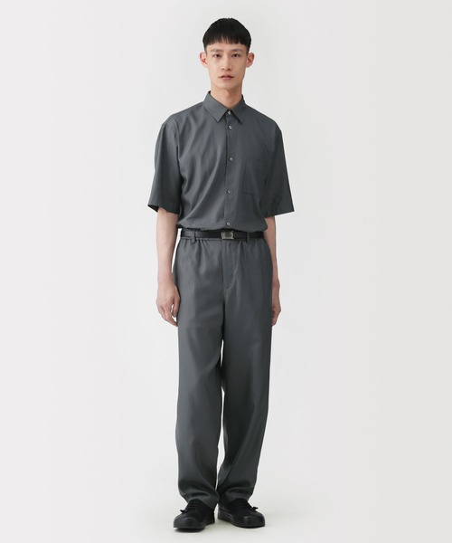 MUJI Labo パンツ 「MUJI Labo」紳士 和紙混ドビー織り イージーパンツ