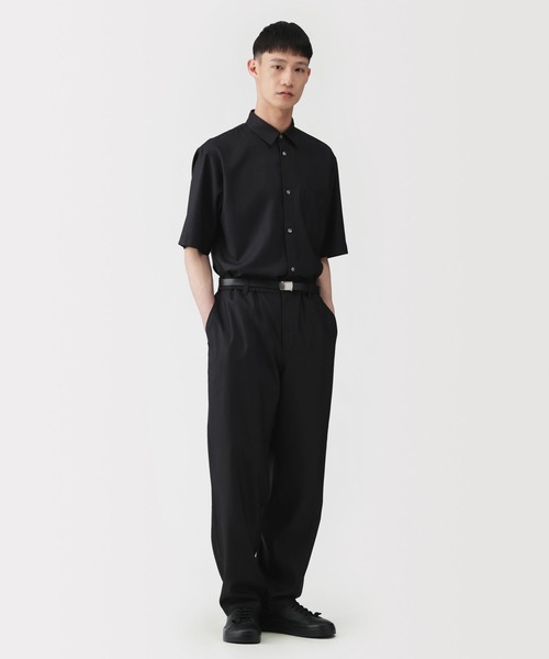 MUJI Labo パンツ 「MUJI Labo」紳士 和紙混ドビー織り イージーパンツ