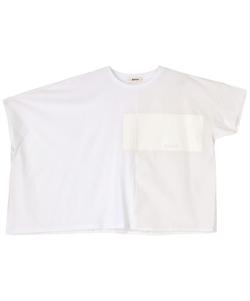 「ZUCCa」 半袖カットソー M size ブラック レディース_画像4