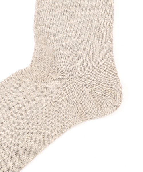 MARGARET HOWELL（マーガレットハウエル） 靴下 LINEN RIB STRIPE SOCK