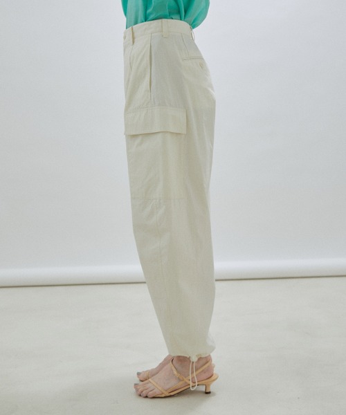 「SALON adam et rope'」 カーゴパンツ S オリーブ レディース_画像5