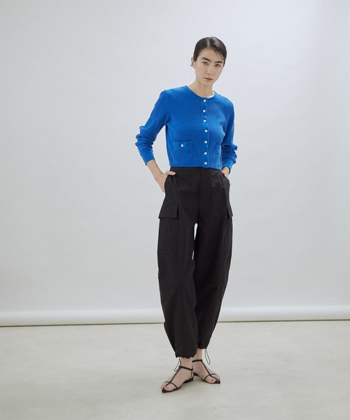 「SALON adam et rope'」 カーゴパンツ S オリーブ レディース_画像8