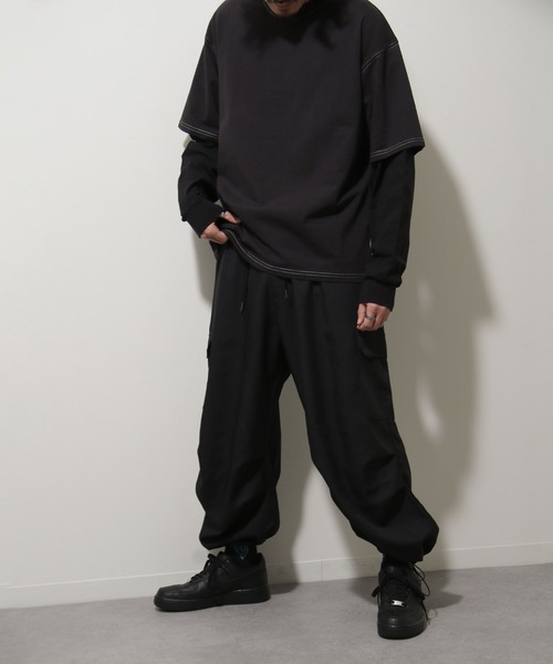 「UNCORD」 カーゴパンツ MEDIUM ブラック メンズ_画像8