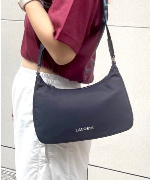 極美品　Lacost　ラコステ　ネイビー　ショルダーバッグ LACOSTE（ラコステ） ショルダーバッグ FREE ダークネイビー