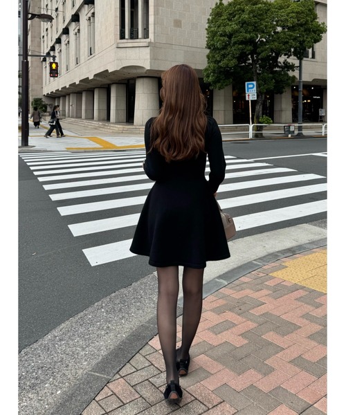 Her lip to ニットワンピース S ブラック レディース : ZOZOTOWN Yahoo