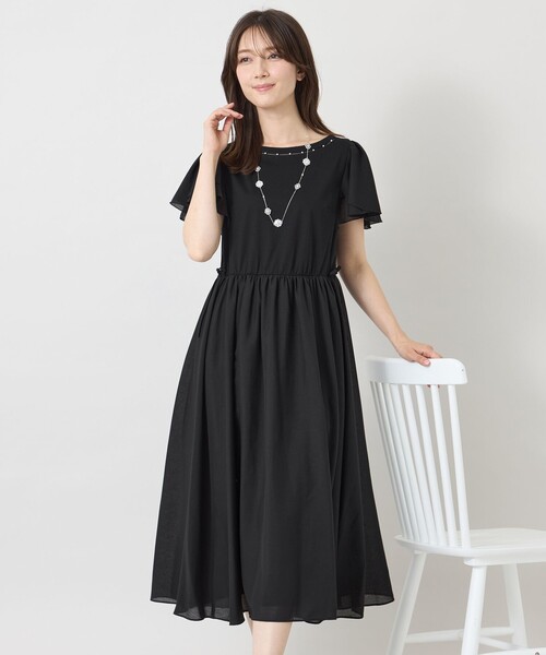 TO BE CHIC（トゥー ビー シック） ワンピース 半袖 シルケット
