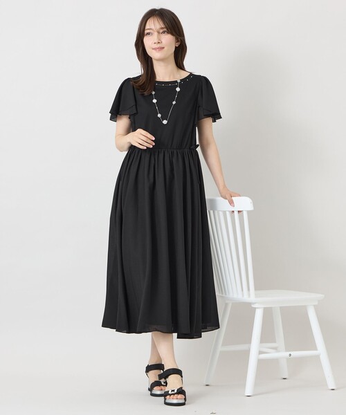 TO BE CHIC（トゥー ビー シック） ワンピース 半袖 シルケット 