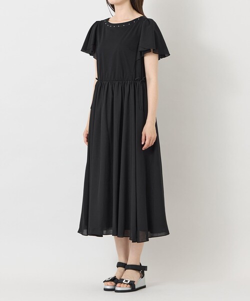 新品TO BE CHIC シルケットジャージ ドッキングワンピース44 TO BE CHIC（トゥー ビー シック） ワンピース 半袖 シルケット