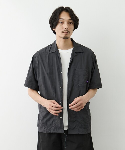 THE NORTHFACE PURPLELABEL オープンカラー半袖シャツ S THE NORTH FACE PURPLE LABEL シャツ 半袖 メンズ : ZOZOTOWN Yahoo!店