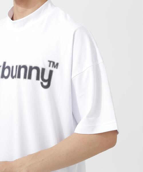 Jack Bunny !! 刺繍　モックネック　半袖　シャツ　洗える Jack Bunny!!（ジャックバニー） tシャツ 「Jack Bunny!!」ハイ