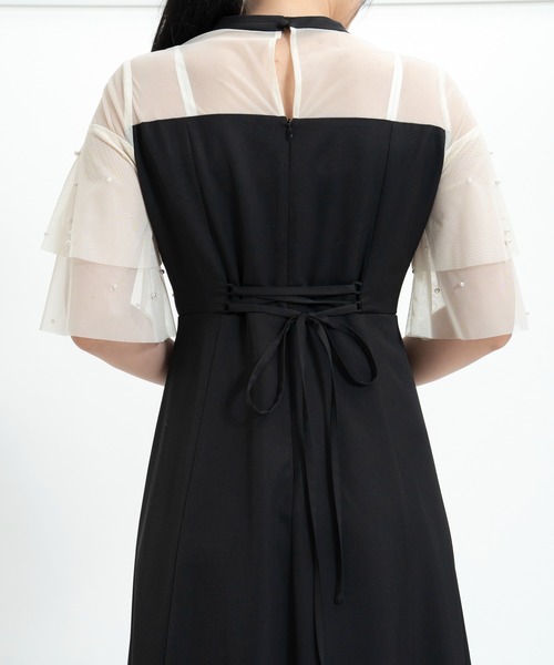 STRAWBERRY-FIELDS（ストロベリーフィールズ） ドレス パール付き