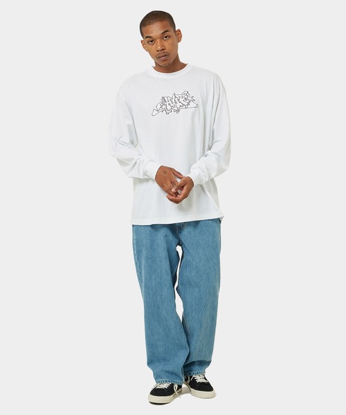 「HUF」 長袖Tシャツ X-LARGE ブラック メンズ_画像6