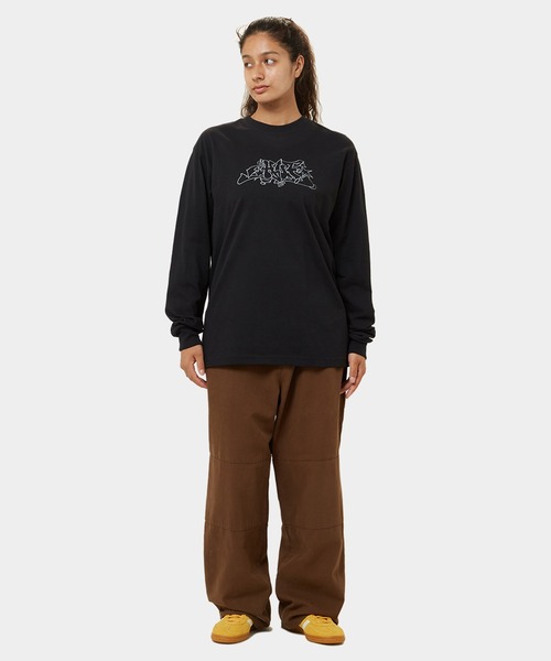 「HUF」 長袖Tシャツ X-LARGE ブラック メンズ_画像7