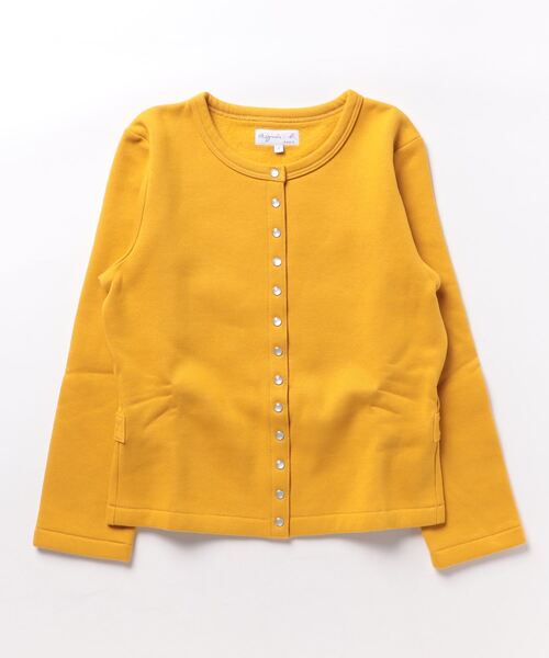 定価3万程度 ★ agnes b 定番カーディガン ★ agnes b.（アニエスベー） カーディガン 3 イエロー系その他