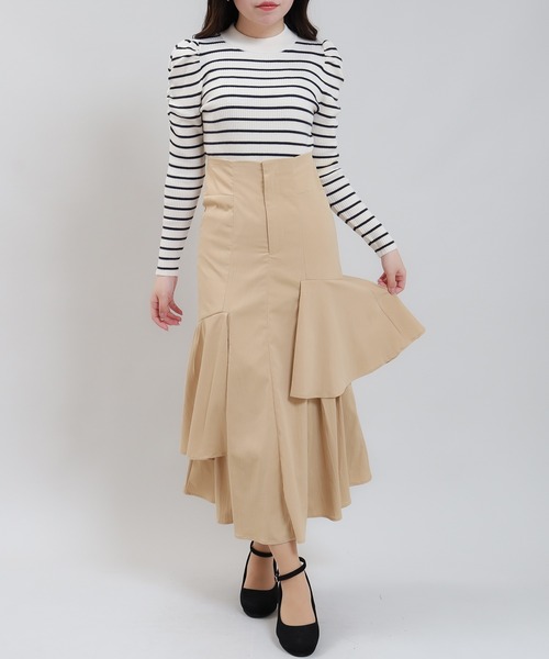 「ASTORIA ODIER」 スカート SMALL アイボリー レディース_画像4