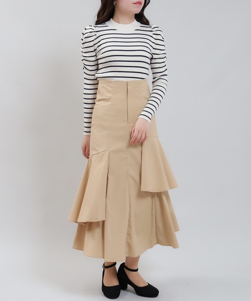 「ASTORIA ODIER」 スカート SMALL アイボリー レディース_画像5