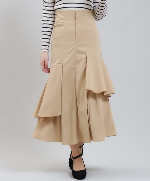 「ASTORIA ODIER」 スカート SMALL アイボリー レディース_画像8