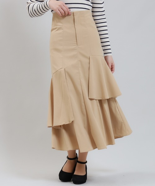 「ASTORIA ODIER」 スカート SMALL アイボリー レディース_画像9