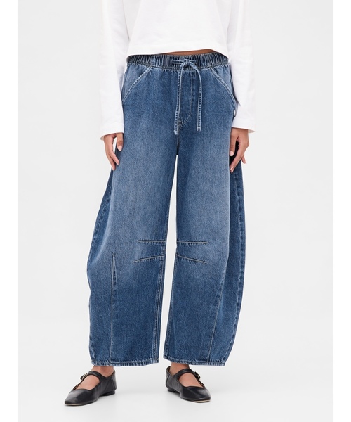 「GAP」 デニムパンツ X-SMALL インディゴブルー レディース_画像5