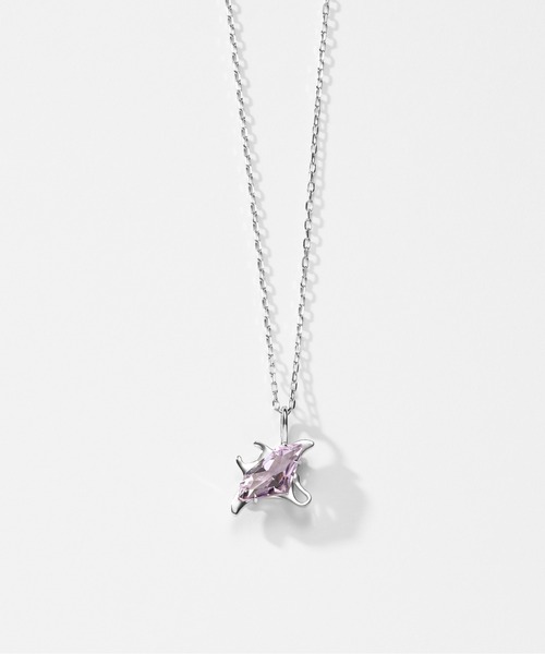 Jewel closet by L&Co. ネックレス K10 ホワイトゴールド マンタ