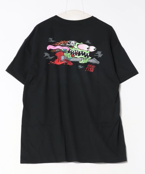 「SANTA CRUZ」 半袖Tシャツ X-LARGE ダークブルー メンズ_画像2