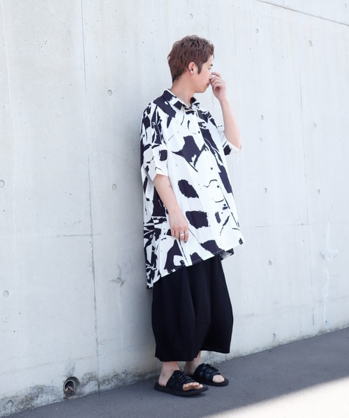 「rovtski」 「HocoLine」イージーパンツ FREE イエロー レディース_画像2