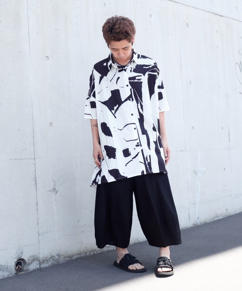 「rovtski」 「HocoLine」イージーパンツ FREE イエロー レディース_画像3