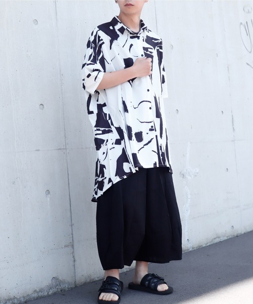 「rovtski」 「HocoLine」イージーパンツ FREE イエロー レディース_画像4