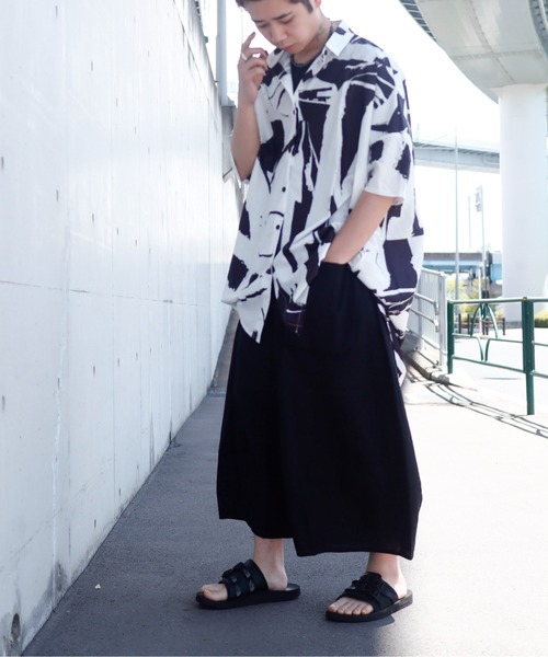 「rovtski」 「HocoLine」イージーパンツ FREE イエロー レディース_画像5