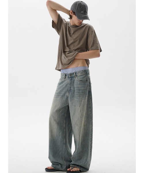 「MASONPRINCE」 デニムパンツ M ライトブルー メンズ_画像4