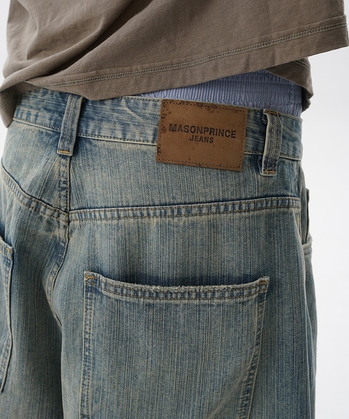 「MASONPRINCE」 デニムパンツ M ライトブルー メンズ_画像7