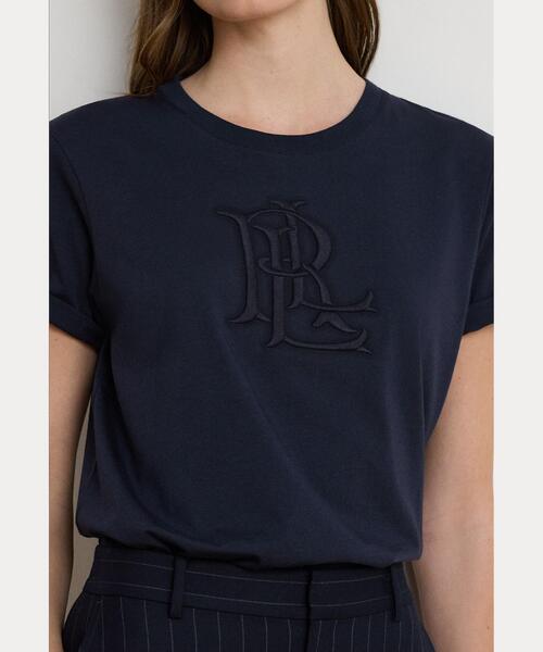 ポロラルフローレン ロゴエンブロイダリー ジャージー Tシャツ ミニT LAUREN RALPH LAUREN（ローレン ラルフローレン） tシャツ エンブロイ