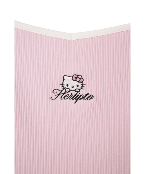 Her lip to キャミソール HLT x Hello Kitty Embroidered Camisole