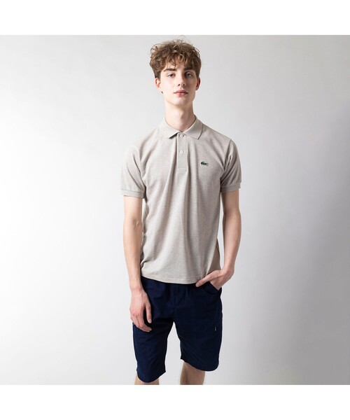 LACOSTE ポロシャツ 「L1264」定番半袖ポロシャツ（杢糸