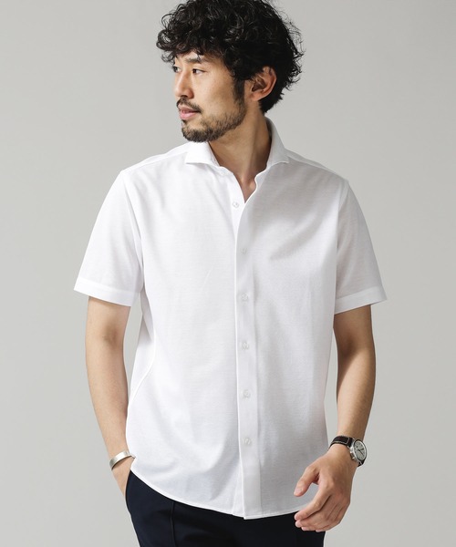 シャツ ブラウス Axf Feat カッタウェイ鹿の子シャツ Zozotown Paypayモール店 通販 Paypayモール