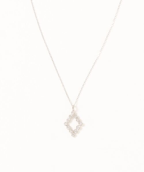 con affetto PT950 ダイヤホースシュー ネックレス