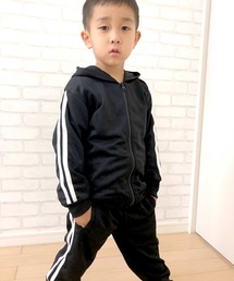 THE CASUAL（カジュアル） パーカー セットアップ 2本 ライン ZIP